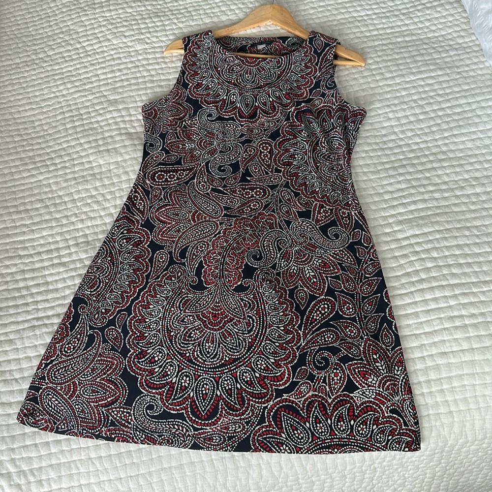 Tommy Hilfiger paisley red white and blue!